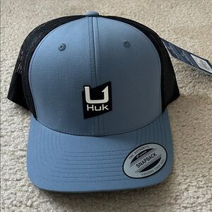 Huk Blue and Black Mesh Cap